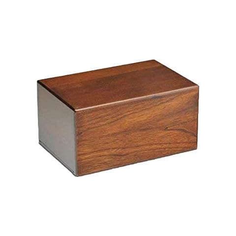 S.B.ARTS Wooden Urn Box for Human Ashes, Cremation Funeral Urns Box, Decorative Urns, Pet Memorial Urns, Cats Infant Adult Urn, Keepsake Burial Ash Box- Extra Small (Style1,5 x 3 x 2.25 inch) Cover