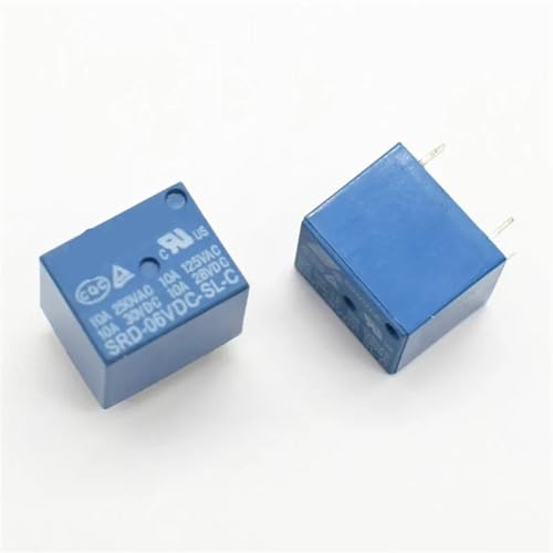 Relés SRD-06VDC-SL-C con conmutación estable de 6 V CC para un control seguro 2