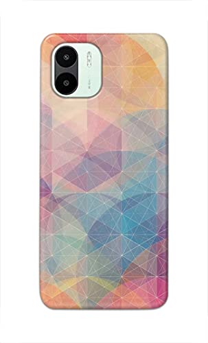 Image of PRINTFIDAA Printed Hard Back Cover Case for Mi Redmi A1 2022 Back Cover (Crumpled Paper Design) -1803