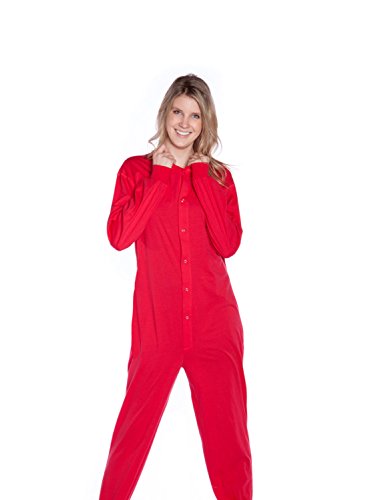 Red Union Suit Men & Women Onesie Pajamas With Funny Butt Flap Wasn't Me Skunk (Xx-Large) #TOP6