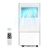Air Choice Portable Air Conditioner, 10000 BTU Air Conditioner Up to 450 Sq.Ft with Remote & Digital Display, 24H Timer, Easy Mobility, Sleep Mode, 3-in-1 Quiet AC Unit, Window Kit Included