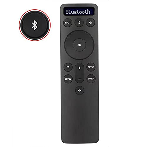 Bluetooth Backlit Display Remote Control for Vizio 5.1 2.1 Soundbar System, for Vizio M V P S Series Home Theater Sound bar System, for Vizio D21-H D51-H D512-H Controller Without Batteries