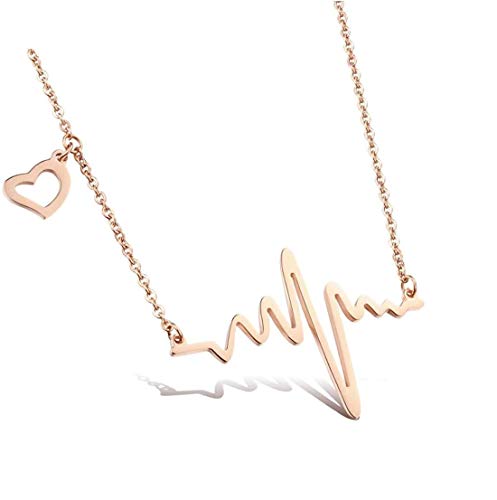 Image of Yellow Chimes Necklace for Women and Girls Love Pendant for Women | Valentines Special Love Heart Chain Pendant | Birthday Gift for Women Anniversary Gift for Wife Valentine Gift for Girls