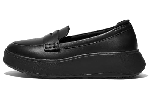 Image of FitFlop Allegro Fringe Buckled Leather Loafers