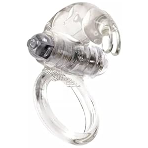 Linx Zachte penisring Konijn helder met Vibrator