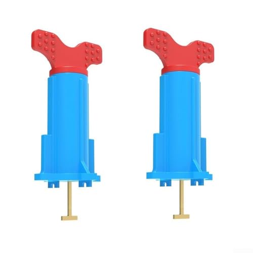 Komplettes Set mit 40 Fliesen-Nivellierern für schnelle Positionierung und Austausch von Stahlstiften Komplettes Set mit 40 Fliesen-Nivellierern für schnelle Positionierung und Austausch von Stahlstiften