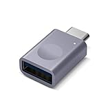 elago USB C to USB Adapter 3.0 with Indicator LED Compatible with MacBook and More Type-C Devices - Ability to Use Two Adapters at a Time, The Smallest USB C Adapter (Dark Grey)