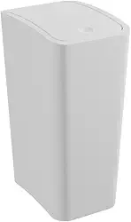 Lixeira com Tampa Click 8 litros Branco Astra