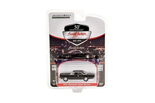 1970 Plymouth Road Runner (Lot #970.1), Gloss Black - Greenlight 37240/48 - 1/64 Scale Diecast Model Toy Car #TOP1