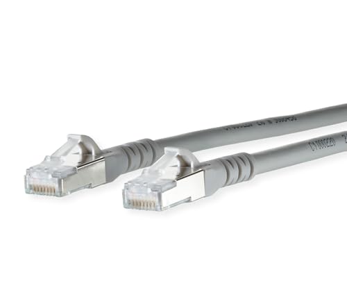 METZ CONNECT Cordon de brassage Cat.6A AWG 26, gris, 1,5 m