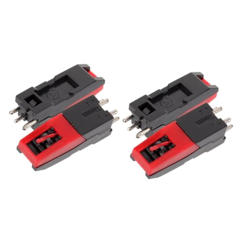 FUNOMOCYA 4pcs Phonograph Needles Replacement for Turntables Easy to Install Vinyl Record Player Stylus Compatible All Standard Models and Wear-resistant