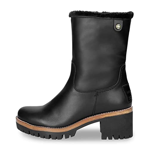 Panama Jack Piola, Botas Mid Calf Mujer, Negro, 38 EU