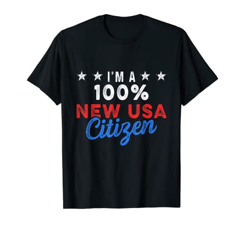 Indossa i nostri design New American Citizen Citizenship mostrano supporto e orgoglio per i paesi in cui sei cresciuto. Ottimo come design abbinato dopo aver acquisito la tua cittadinanza. Simpatico 4 luglio, Costituzione Week idee sorpresa per mamma, papà, figlia, figlio, famiglia, amico.