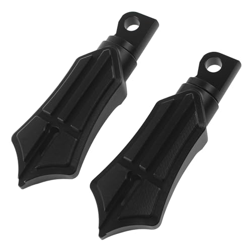 Repose-pieds moto pilote et arrière noir pour modèles XL883N XL1200N et Sportster dès 2007