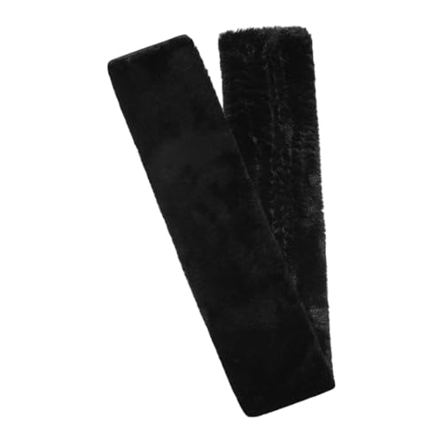 Fenteer Cubierta para Cincha de Caballo Protector Absorbente Fácil de Usar Material Fleece Transpirable Accesorios para Montura Indicado para Clásica Sal, Negro