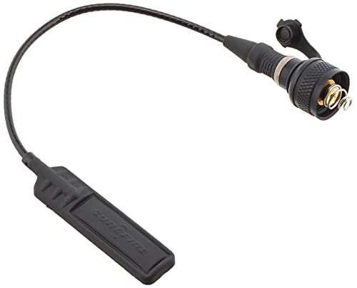Surefire Mil-Spec Rear Switch-Socket Assembly for Scoutlight Weaponlights Includes UE07 Tape Switch Black