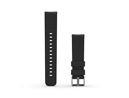 Watch Band/Strap For Pebble Time Smartwatch Band Replacement Accessories With Metal Clasps Watch Strap/Wristband Silicone (Style2-Black) #TOP3