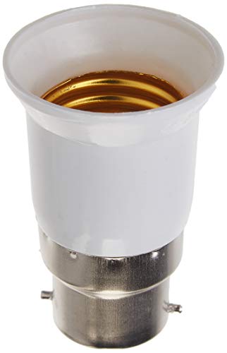 AWE-LIGHT Lot de 6 B22 vers E27 Adaptateur de Douille , Ampoule LED Base Douille B22 à E27 - Normes CE RoHS