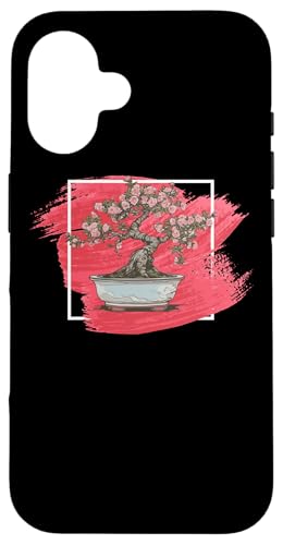 BONSAI 盆栽の木、盆栽の植物、盆栽の植木鉢、盆栽 スマホケース iPhone 16 用