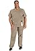 Dickies Unisex V-Neck Scrub Top, Khaki, X-Large