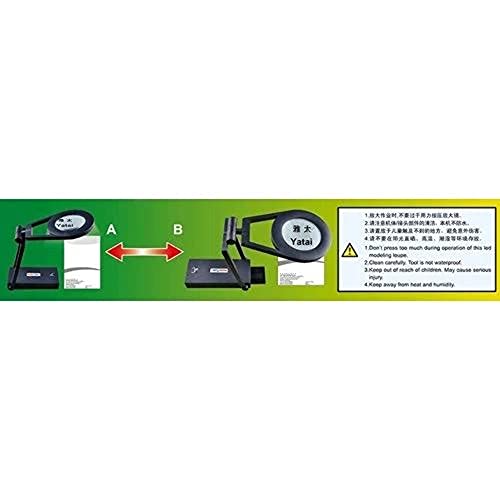 Loupe modélisation 5X LED Master Tools évite la fatigue oculaire