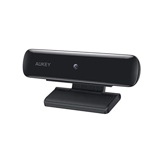 AUKEY Webcam FHD, Caméra de Diffusion en Direct 1080p, Webcam USB pour Ordinateur de Bureau ou Ordinateur Portable pour appels et Enregistrement vidéo sur Grand écran
