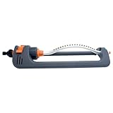 首振りスプリンクラー | 自動ガーデン振動スプリンクラー | 19 穴自動スイングスプリンクラー芝生スプリンクラー庭散水中庭花散水ノズル | スプリンクラー 芝生 大面積 散水機