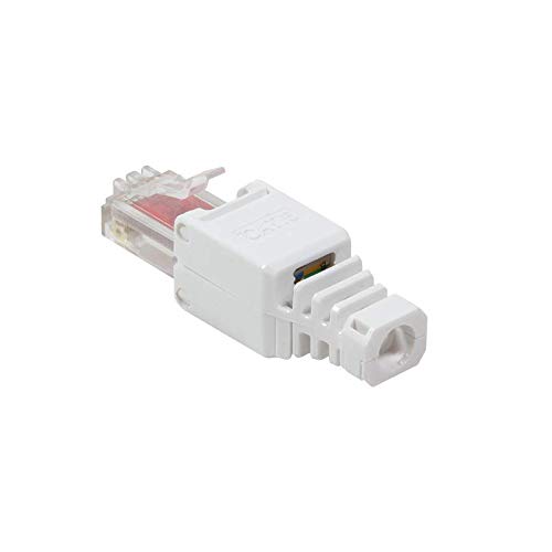 10x Connecteur de sertissage sans Outil Cat 6 UTP RJ45 Fiche réseau pour câble de Brassage jusqu'à 6,3 mm.