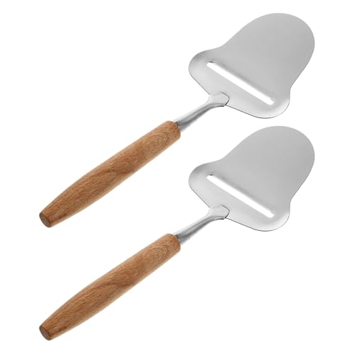 OSALADI 2 ralladores de queso acero inoxidable con mango de madera miniatura 1