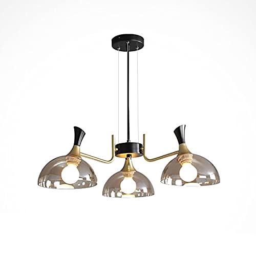 Luminaire de Plafond Noir Moderne Passion-Black Chandelier 5-Light