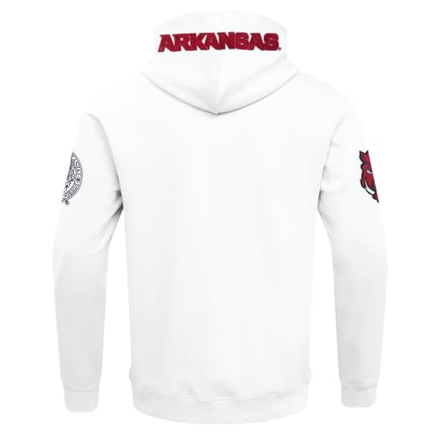 Image of Pro Standard Mens College Classic Chenille Cotton Double Knit Full Zip Hoodie