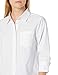 Amazon Essentials Women's Regular-Fit 3/4 Sleeve Poplin Shirt, White, Small