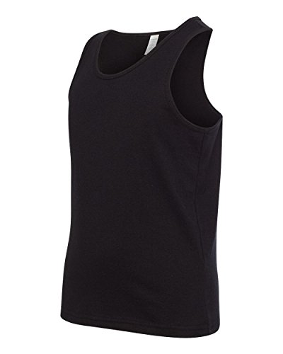 Bella Canvas Youth Jersey Tank, Medium, Black2