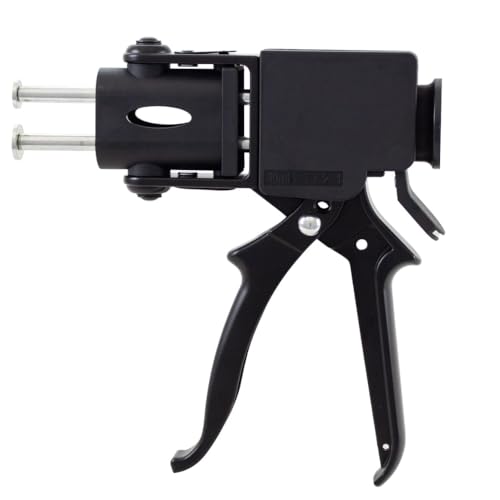 Pistola de aplicación Metálica para Pegamento Resina Epoxi 2 componentes Cartuchos de Adhesivo bicomponente 50ml