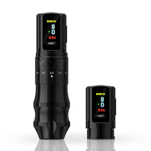 Xnet Bestia Adjustable Stroke Tattoo Machine Wireless Rotary Cartridge Tattoo Pen with Extra 2400mAh...