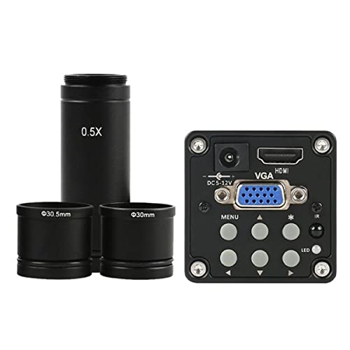 顕微鏡キット 72.0P 60F / S 14MP.産業デジタル顕微鏡カメラ 顕微鏡レンズアダプター(With 0.5X Adapter)