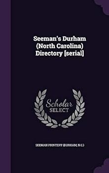 Hardcover Seeman's Durham (North Carolina) Directory [Serial] Book
