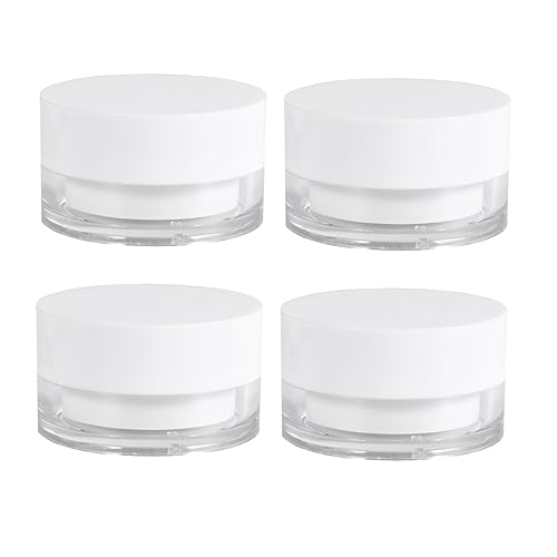 4 Piezas tarro de crema de maquillaje mini botella de spray de perfume recipientes de comida con tapas face cream frascos de loción envase de crema cosmética caja de loción vacía PATKAW