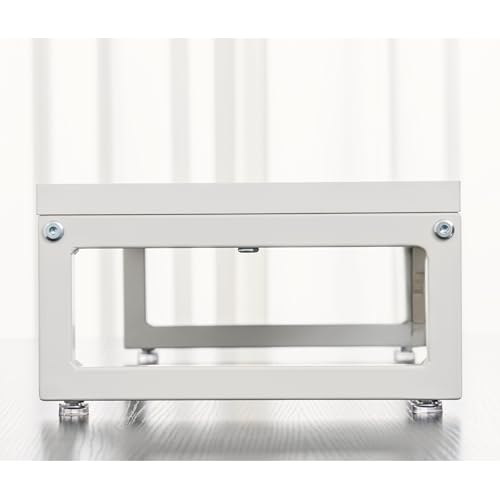 Image of Desktop Rack Stand 2U, Rack for Audio Equipment and Stand for Speaker or Display (White)