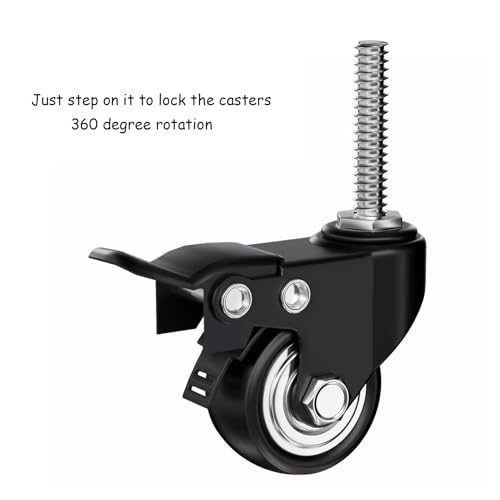 Soporte móvil ajustable para TV de 65-100 pulgadas con ruedas miniatura 3