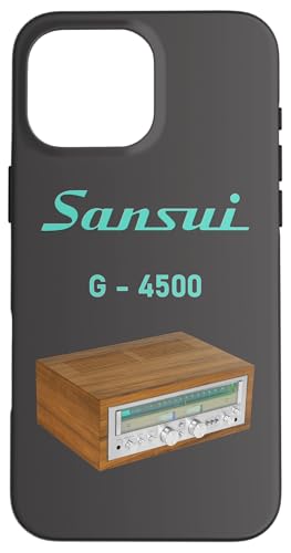 Design unico e originale Ricevitore stereo Hi-Fi Sansui G-4500 vintage Custodia per iPhone 16 Pro Max