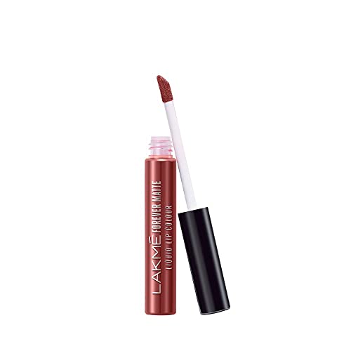 Image of LAKME Forever Matte Liquid Lip Color - 34 Brown Sheer & Lakme Forever Matte Liquid Lip 35 Rose Wood Combo