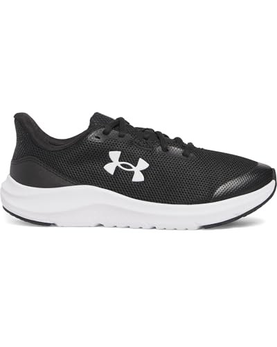 Under Armour UA BGS Pursuit 4 Deportivas para niño con suela flexible y con tracción, zapatillas para correr de material transpirable y con plantilla acolchada
