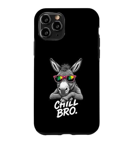 Chill Bro Cooler Donkey �T���O���X �y�������t �ʔ��� �Q�[�}�[ �X�}�z�P�[�X iPhone 11 Pro �p