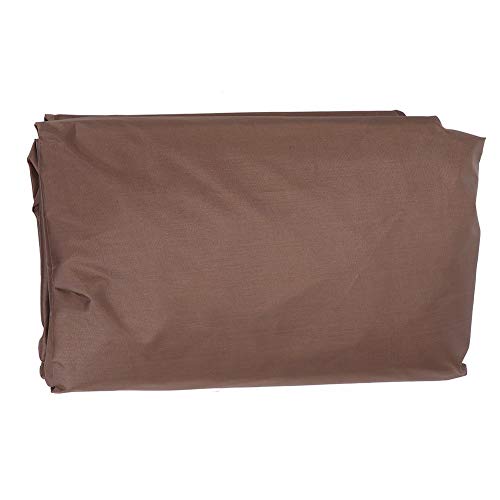 Cubierta de jacuzzi impermeable para exterior de jacuzzi, cubierta de protección para fuentes calientes (café)