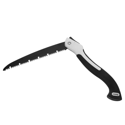 VALICLUD 折りたたみ式木工用鋸 大型 マンガン鋼製 防水防錆 トリプルカット刃 滑り止めグリップ付き ガーデニング 造園 枝切り用