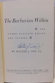 Hardcover Barbarian Within, The and Other Fugitive Essays and Studies Book