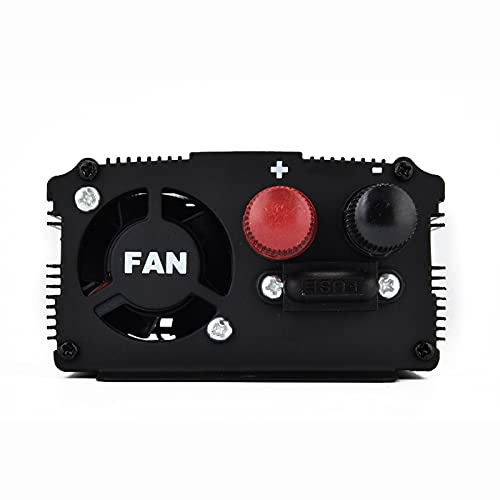 Inversor,Inversor Onda Pura Inversor de Coche 500W 12V 220V 50Hz Auto inversor 12 220 Convertidor de Enchufe del Cargador Inversor con Ventilador de enfriamiento(12v to 220v)