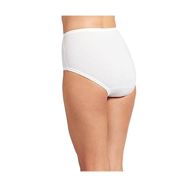 Jockey-Womens-Plus-Size-Elance-Brief-3-Pack Jockey Women's Underwear Plus Size Elance Brief - 3 Pack, White, 9