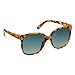Peepers by PeeperSpecs Women's Poolside Polarized Sunglasses Square, Tokyo Tortoise, No Correction